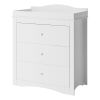 VEVOR Changing Table Dresser, Baby Diaper Change Station with 3 Drawers