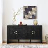 60" Mid Century Modern Sideboard Buffet Cabinet with Storage, TV Media Console