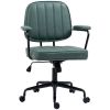 Ergonomic Microfiber Desk Chair Swivel Adjustable Height Tilt Green