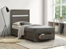 Madrid G02305B-TB TWIN BED , Gray