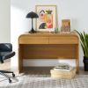 Juliet Rounded Arch Desk, Light Honey Finish