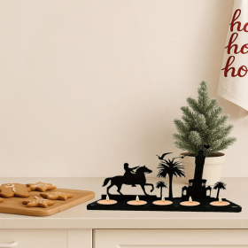 CIFbuy Modern Antler Candle Holders Set Rustic Wooden Candle Stand for Holiday Home Decor (TikTok, temu pick-up service)