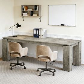 Double person office desk, rectangular computer desk, conference desk, writing desk