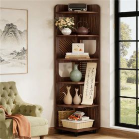 Corner rack, bookshelf, display rack, storage rack