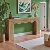 63" Farmhouse Console Table, Wooden Couch Table Behind Sofa with Storage, Long Entryway Sofa Station, Narrow Console Stand with Base