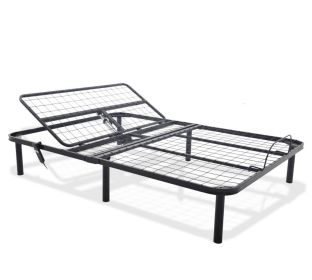 Black Head Up Only Queen Adjustable Bed Base