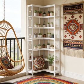 Corner bookshelves, display racks, and showcases save space and are suitable for small rooms