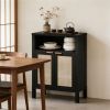 Buffet cabinets, cabinets, coffee bar cabinets, cutlery cabinets, storage cabinets with storage space, black