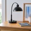 Black Finish Arch Dome Table Lamp