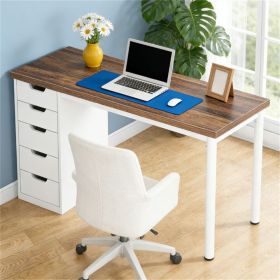 Computer desk with storage space, modern desk, writing desk, home office desk