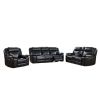 A Power Reclining Sectional (Sofa) set, which includes a (single)recliner chair, a loveseat, and a three-seater sofa