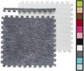 12 Pcs Kids Foam Interlocking Carpet Tiles with Border, Thick Carpet Squares Plush Floor Playmats Baby Crawling Rug - 49" x 37",Grey (Grey, 12 Tiles)