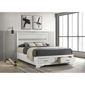 Orchid White Queen Storage Bed