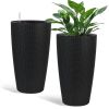 Indoor/Outdoor Modern The appearance is made of imitation rattan Design Planter