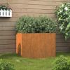 Planter Rusty Corten steel Medium Decorative Inlays Planter