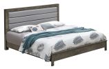 Stylish Gray Queen Bed With Robust Design