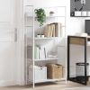 Shelf Cabinet White Engineered wood Medium Bookshelf