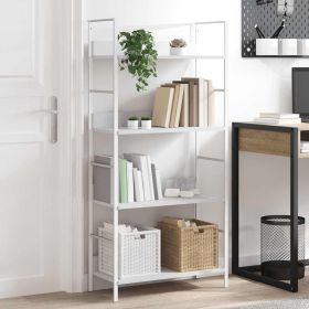 Shelf Cabinet White Engineered wood Medium Bookshelf