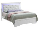 Elegant Silver Champagne King Size Bed