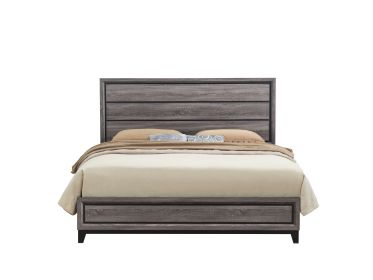 MIRAGE GREY QUEEN BED
