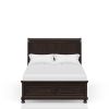 Dark Cherry King Storage Bed