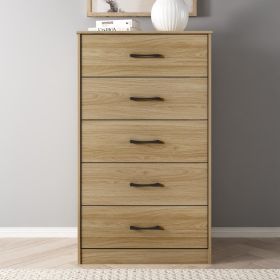 Ardent 5 Drawer Dresser, Euro Oak