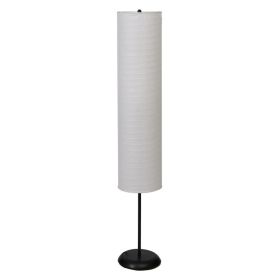 Bohemian Collapsible Floor Lamp, with Ricepaper Ivory Shade