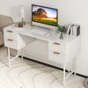 48 Inch Home Office Computer Desk with 4 Drawers