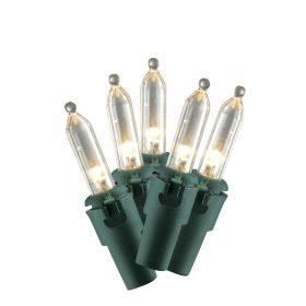 Indoor/Outdoor 300-Count LED Mini Christmas String Lights, Warm White, 62.3'