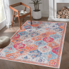 LOOM & LUXE Area Rug 5x8, Washable Rug, Low-Pile, Non-Slip, Non-Shedding, Foldable, Kid & Pet Friendly - Area Rugs for living room, bedroom, kitchen