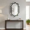 Decorative Mirror for Wall Modern Bathroom Wall Mirror, Luxury Vanity Mirror, Crystal Crush Diamond Mirror for Living Room,Bedroom,Entryway