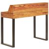 Desk Natural Wood Solid Acacia Wood and Powder Coated Steel