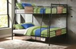 Brantley Sandy Black & Dark Bronze Hand-Brushed Finish Full XL/Queen Bunk Bed