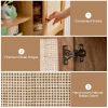 Rattan Buffet Cabinet with 2 Doors and 2 Cubbies