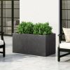 OUTDOOR LARGE SQUARE MGO PLANTER 35''L