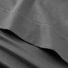4-Piece 100% Cotton 400 Thread Count Grey Performance Sheet Set, King