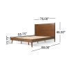 Cohron Solid Wood Platform Bed (Cali King)