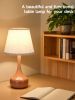 2-piece set of three level dimming small table lamp pink bedside lamp for children's rooms/offices/living rooms (including LED bulbs)