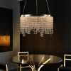 15.7-inch Fancy hanging ceiling lamps luxury modern pendant light crystal chandelier