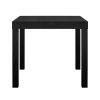 Parsons End Table, Black Oak
