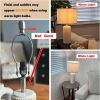 PoKat 23" Modern Ceramic Table Lamp Set of 2 for Living Room White Desk Lamps for Bedroom Farmhouse Bedside Nightstand Bedside Lamp End Table Lamps Be