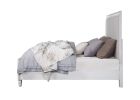 Katia Light Gray Linen, Rustic Gray & Weathered White Finish E. King Bed