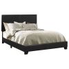 Warwick Black Upholstered Panel Eastern King Bed