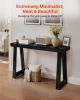 46 in Console Table, Modern Desk Behind the Couch, Wooden Rectangle Entrance Desk, Narrow Long Sofa Table Accent Stand for Hallway, Bedroom