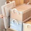 6-Pack Stackable Steel Frame Closet Storage Boxes, Transparent Foldable PVC Organizer, Waterproof & Washable for Clothes, Quilts, Cosmetic