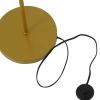 Astris Floor Lamp Black Sprayed and Gold 110-120V