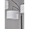 Matte Black 3 Head Arc Floor Lamp, Modern, Adult Office, Young Adult Dorm