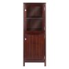 Brooke Jelly 2-Section Cupboard; Walnut