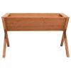 Planter Brown Solid Firwood with Water-Based Paint Large Planters