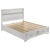 Orchid White Queen Storage Bed